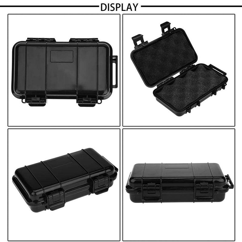 Eboxer Protective Waterproof Case, Outdoor Shockproof Storage Case with Sponge for Loading Smartphone Hard Drive and Other Small Electronic Devices (B) - Image 5